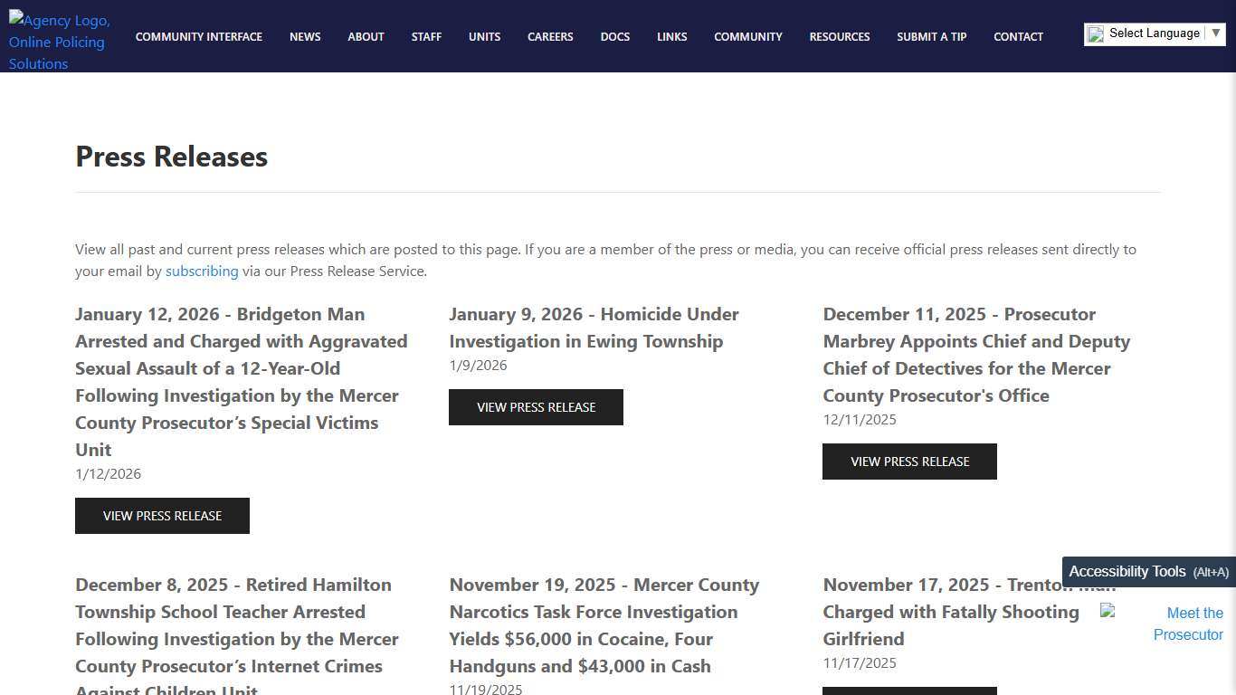 Mercer County Prosecutors Office